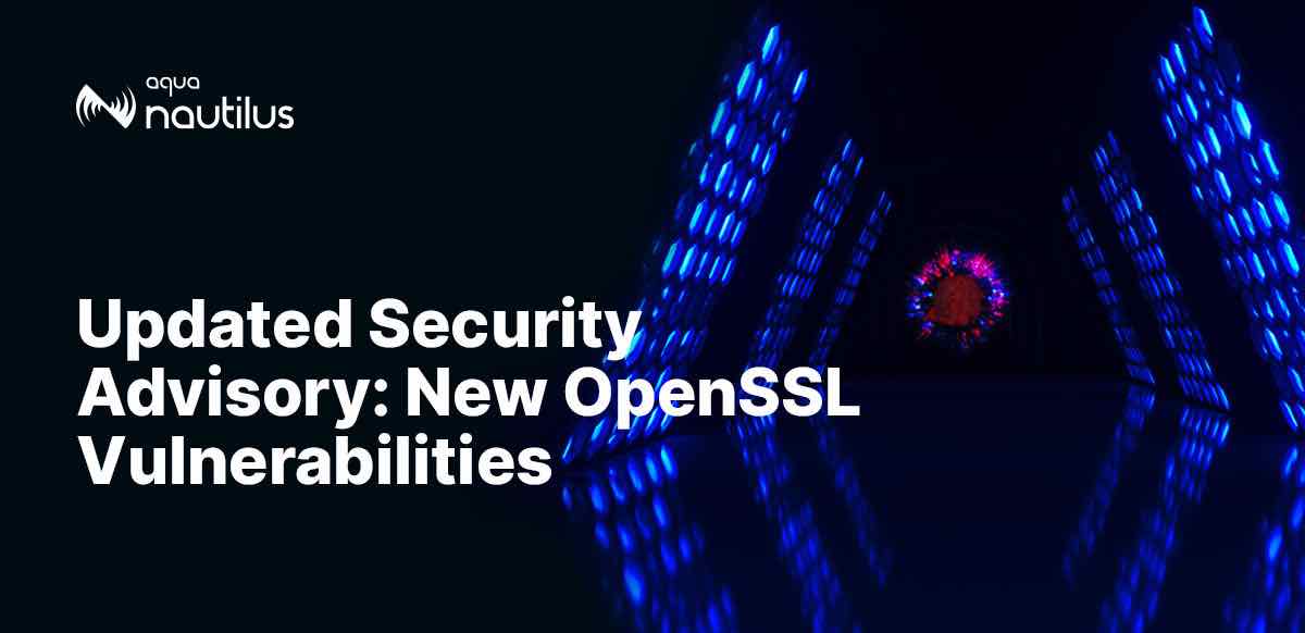 Updated Security Advisory New OpenSSL Vulnerabilities